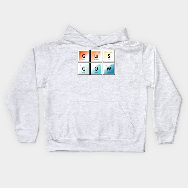 Glasgow City of Elements Kids Hoodie by Maozva-DSGN